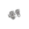Panthera by Keysi Sayago | 18k White Gold | Cubic Zirconia Crystal Earrings