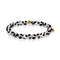 Prosperity | Gold Essence Black Spotted Faceted Agate Bracelet