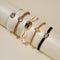 Natural Cowrie Shell | Gold | Cream Macrame Bracelet
