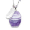 Violet Empress Purple Amethyst Stone Necklace