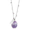 Violet Empress Purple Amethyst Stone Necklace
