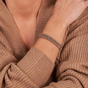 Trinity | Silver x Gold x Rose Gold | Triple Strand Bracelet