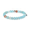 Trust | Silver Essence Blue Dragon Grain Agate Bracelet